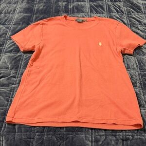 Ralph Lauren Coral Short Sleeve Polo Tee with Embroidered Pony XL